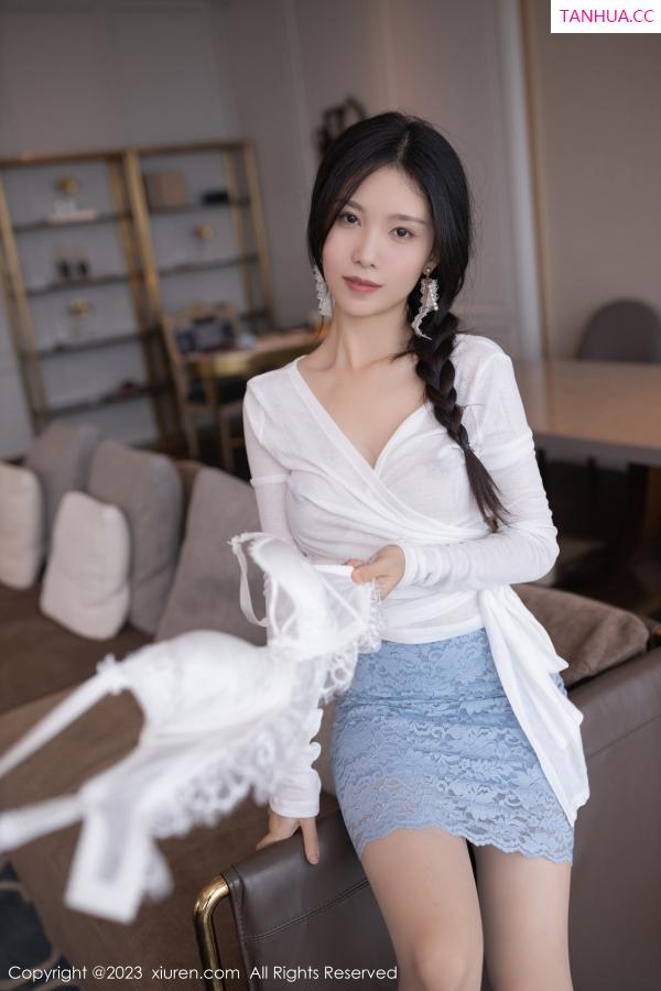 陈若依 抖娘利世 [XiuRen]高清写真图 2023.05.17 No.6754 利世 短裙美腿第49张图片